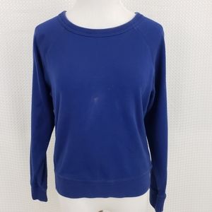 Everlane Sweatshirt Lightweight French Terry Crew Sweatshirt Blue size Small